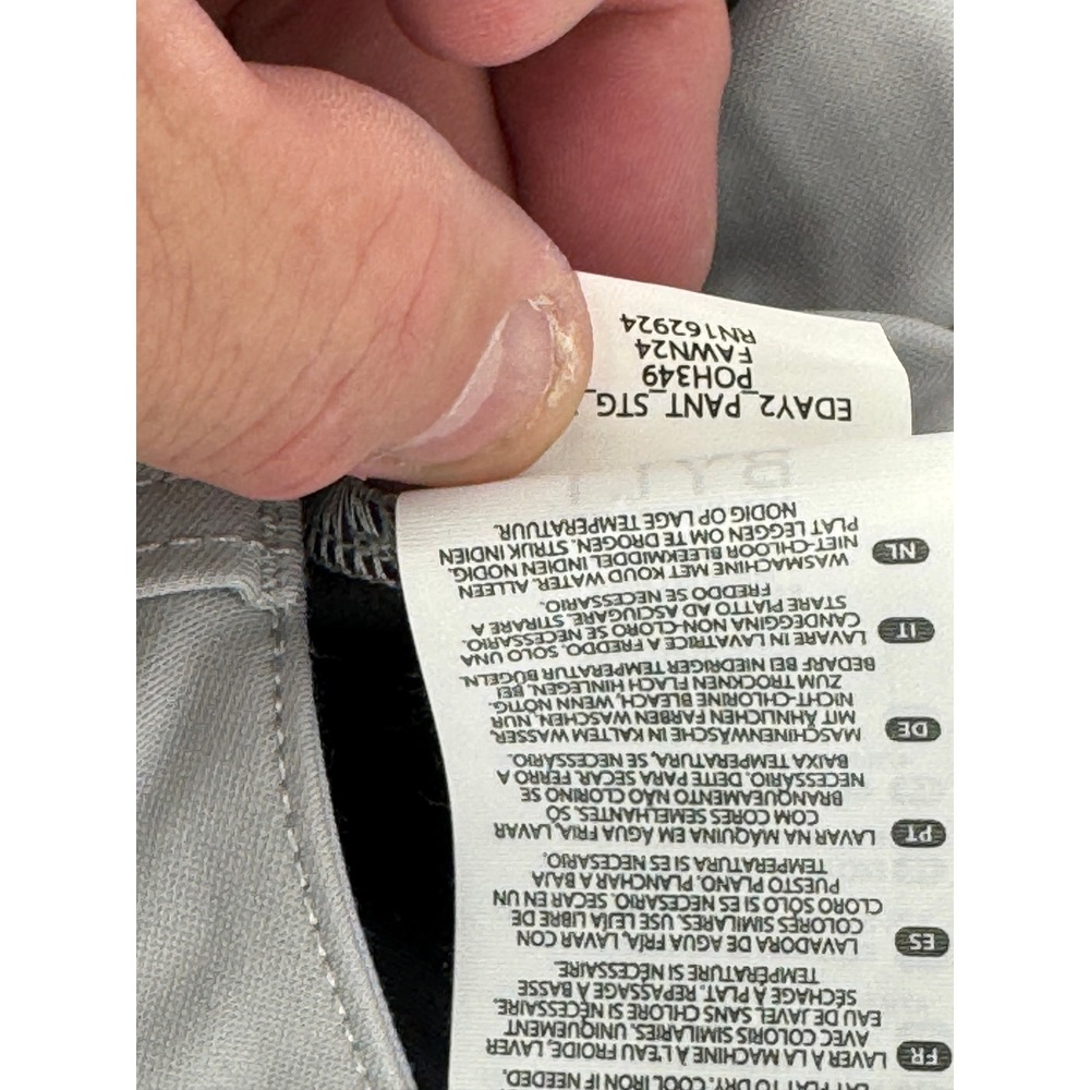 BYLT Premium Basics Everyday 2.0 Pants 32x30 STG Storm Gray Men's Trousers NWT - Picture 11 of 16